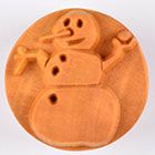 MKM Snowman Stamp